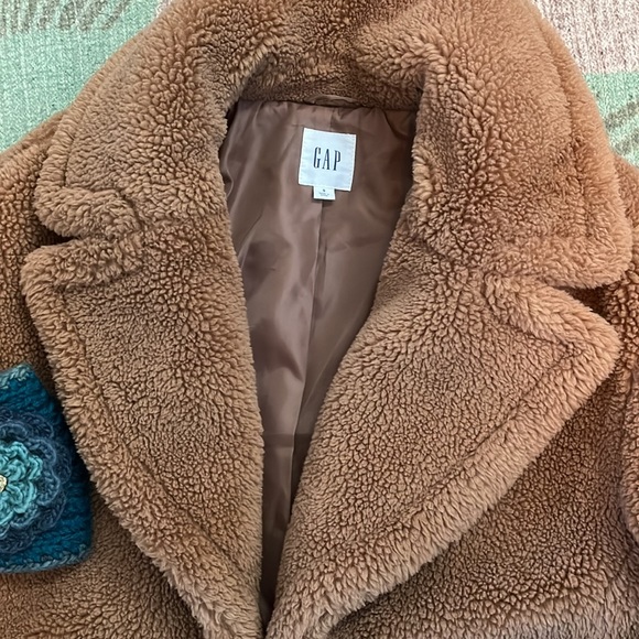 GAP Brown Teddy Coat - Picture 2 of 5